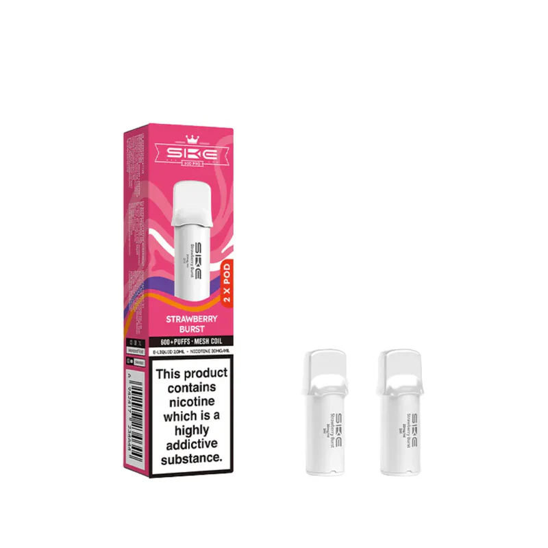 Strawberry Burst SKE 600 Pro Prefilled Pods 10m